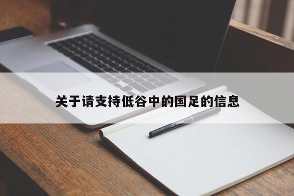 关于请支持低谷中的国足的信息