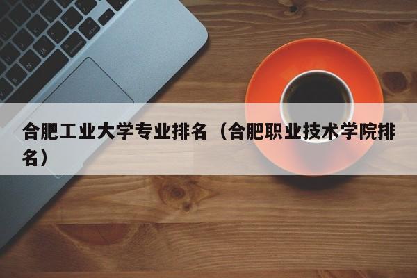 合肥工业大学专业排名（合肥职业技术学院排名）