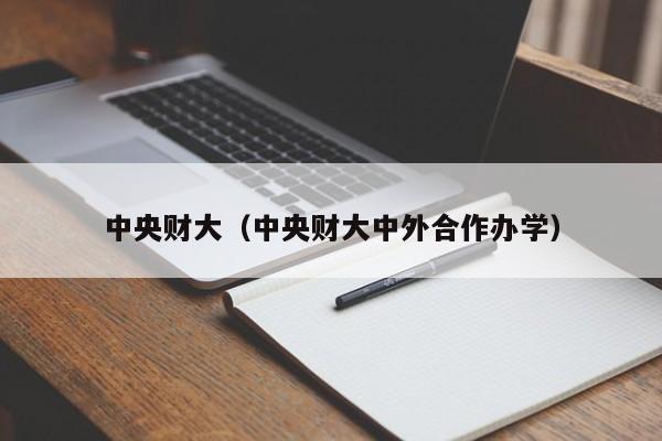 中央财大（中央财大中外合作办学）