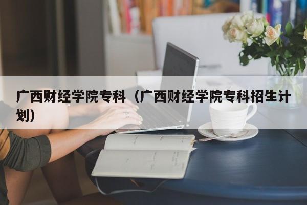 广西财经学院专科（广西财经学院专科招生计划）